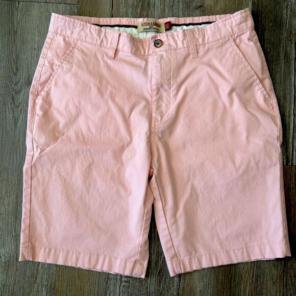 Hudson & Barrow Shorts Pink Size 32 EUC - Picture 1 of 4